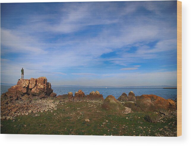 Coyote Point Recreation Area Wood Print featuring the photograph Whatever Tomorrow Brings by Laurie Search