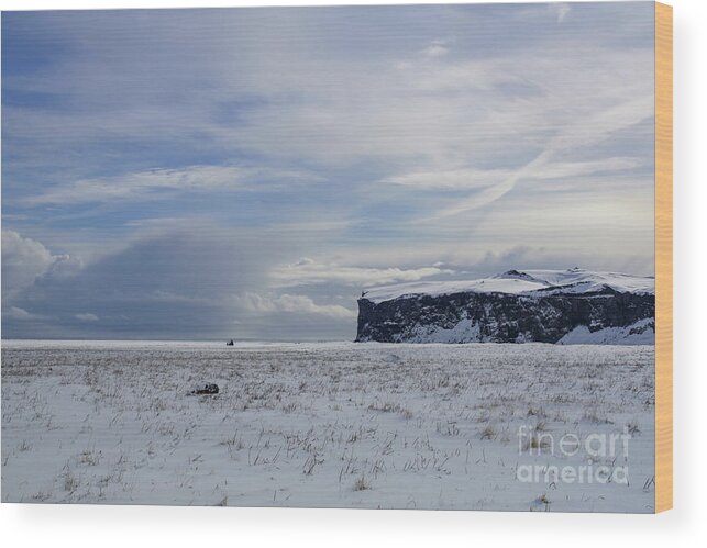 Iceland Wood Print featuring the photograph Winter in Iceland by Brian Kamprath
