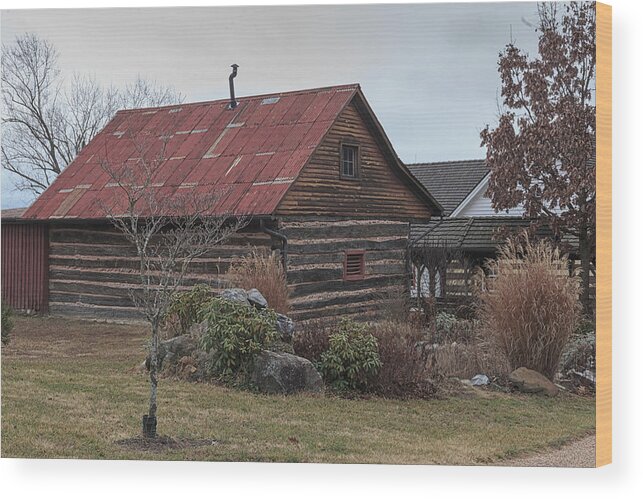 Wood Wood Print featuring the photograph Wooden Barn by Travis Rogers