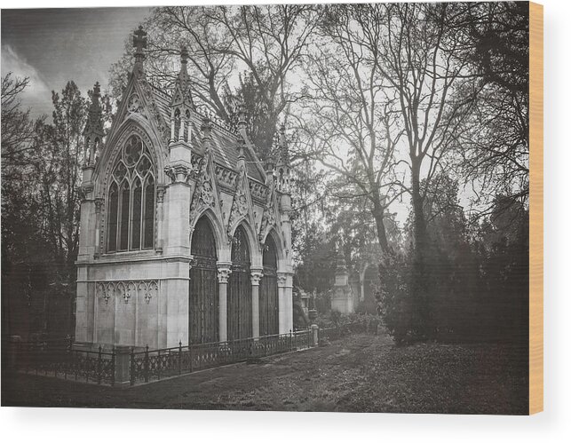 Zentralfriedhof Wood Print featuring the photograph Zentralfriedhof Vienna by Carol Japp