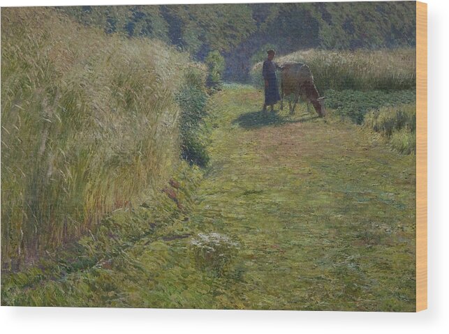 19th Century Art Wood Print featuring the painting Zomer by Emile Claus