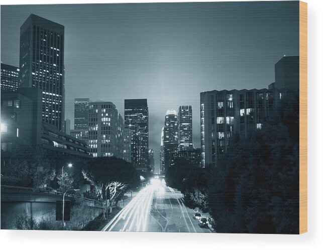 Corporate Business Wood Print featuring the photograph Los Angeles #1 by Wsfurlan