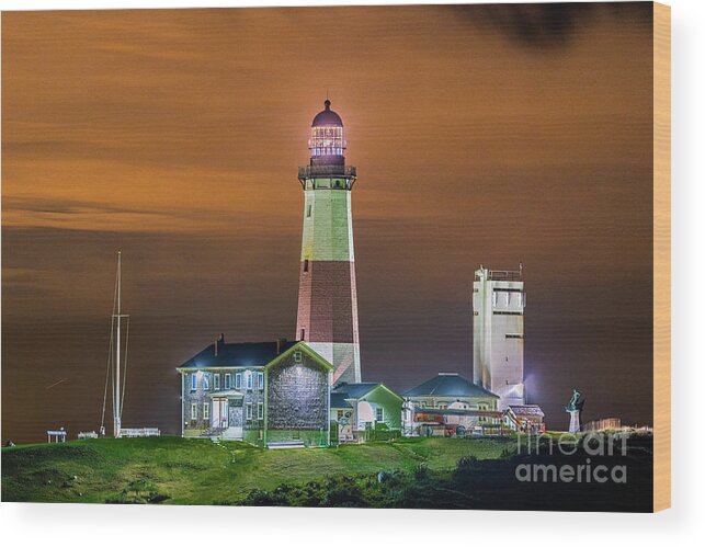 Montauk Wood Print featuring the photograph Magnificent Montauk #1 by Sean Mills