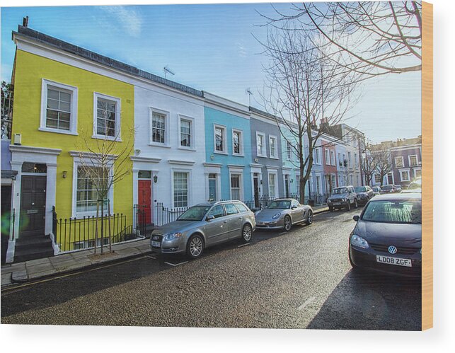 London Wood Print featuring the photograph Notting Hill #1 by Martin Newman