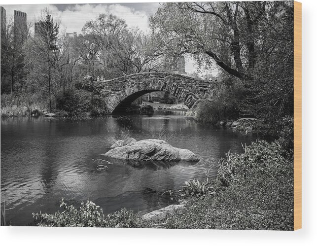 Bridge Wood Print featuring the photograph Park Bridge by Stuart Manning