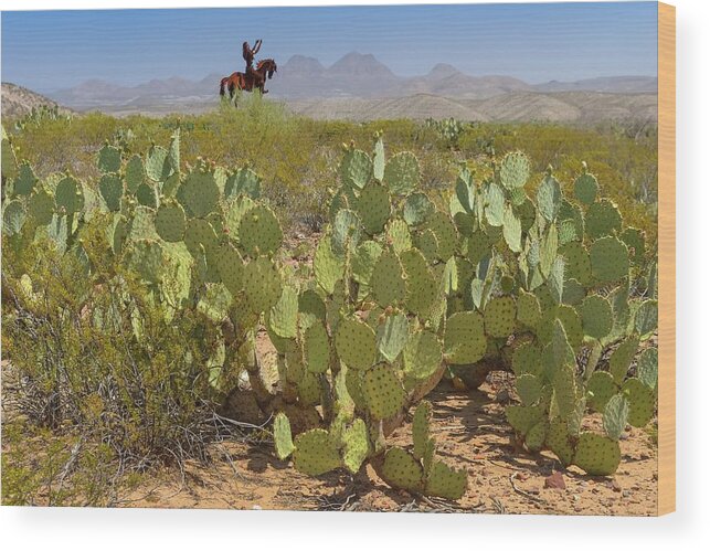Estock Wood Print featuring the digital art San Carlos Apache Reservation, Arizona #1 by Heeb Photos