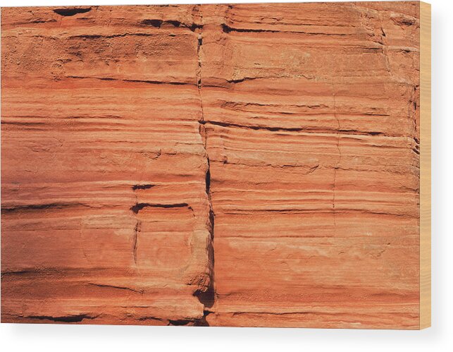 Environmental Conservation Wood Print featuring the photograph Sandstones #1 by Georghanf