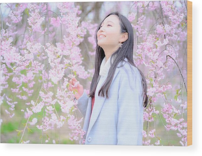 Emotion Wood Print featuring the photograph Spring In Full Bloom #1 by Yoshihisa Nemoto
