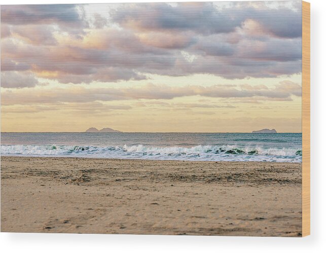 Two Islands From Coronado Wood Print featuring the photograph Two Islands From Coronado #1 by Joseph S Giacalone