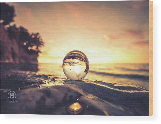 2019 Wood Print featuring the photograph Lake Erie Sunset #10 by Dave Niedbala