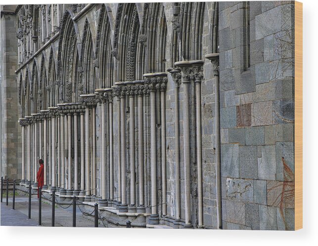 Trondheim Norway Wood Print featuring the photograph Trondheim Norway #11 by Paul James Bannerman
