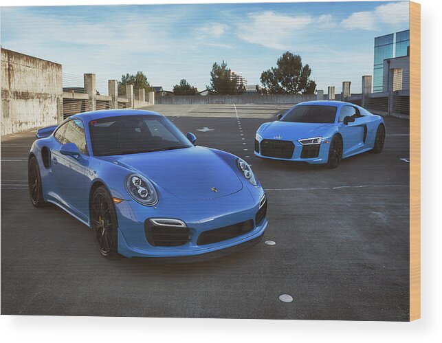 Cars Wood Print featuring the photograph #Porsche 911 #Turbo S #Print #19 by ItzKirb Photography