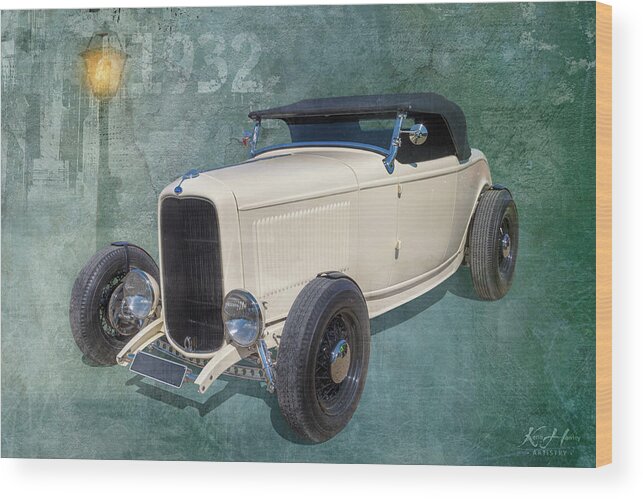 Car Wood Print featuring the photograph 1932 Ragtop by Keith Hawley