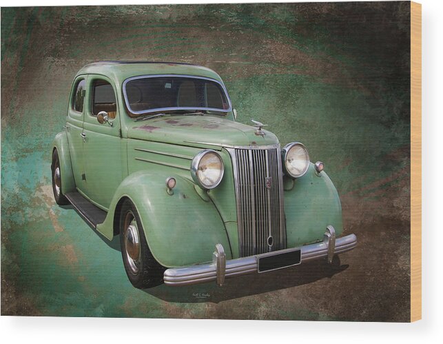 Car Wood Print featuring the photograph 1947 V8 Pilot by Keith Hawley