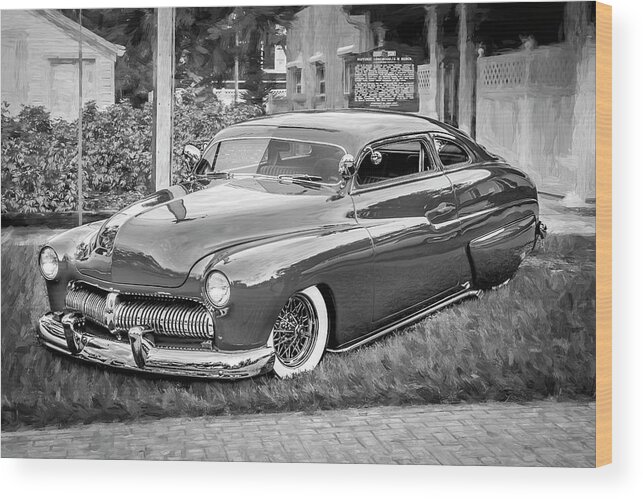 1949 Mercury Club Coupe Wood Print featuring the photograph 1949 Mercury Club Coupe 139 by Rich Franco