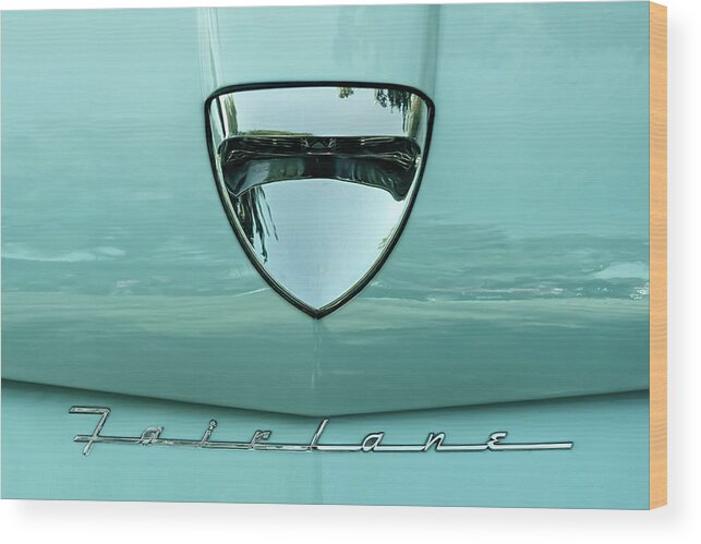 Vehicle Wood Print featuring the photograph 1958 Ford Fairlane by Scott Norris