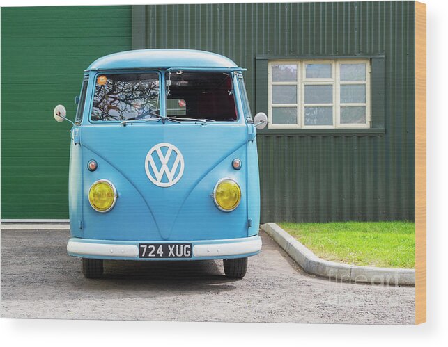 1959 Wood Print featuring the photograph 1959 VW Panel Van by Tim Gainey