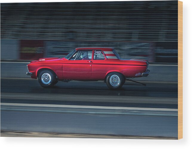 1963 Wood Print featuring the photograph 1963 Plymouth by Darrell Foster