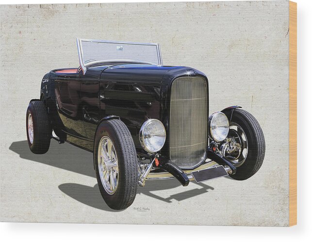 Car Wood Print featuring the photograph 32 Roadster #2 by Keith Hawley