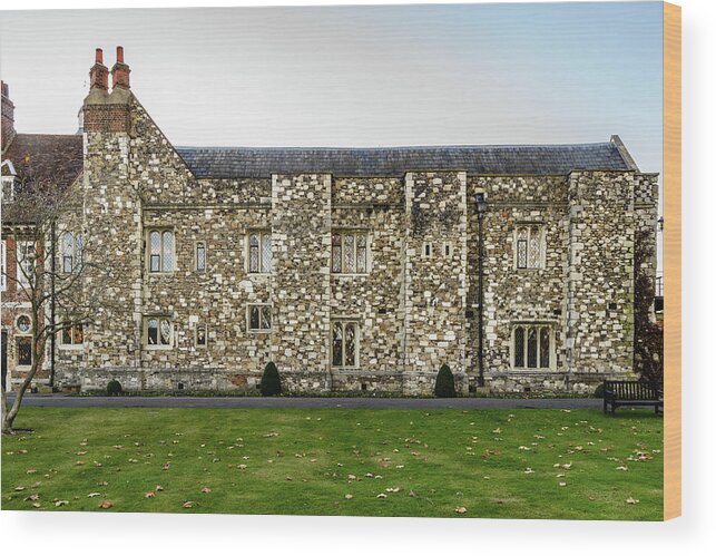 Hall Place Wood Print featuring the photograph Hall Place, Bexley, Kent #2 by Mark Summerfield