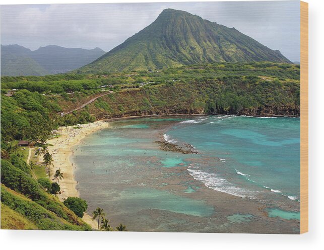 Tranquility Wood Print featuring the photograph Hanauma Bay #2 by Adrian Hopkins