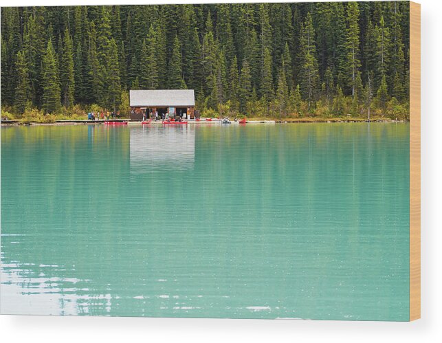 Alberta Wood Print featuring the photograph Lake Louise #2 by Nick Mares