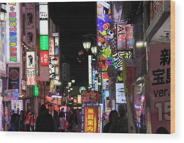 Tokyo Wood Print featuring the photograph Tokyo, Japan - Shibuya Crossing by Richard Krebs