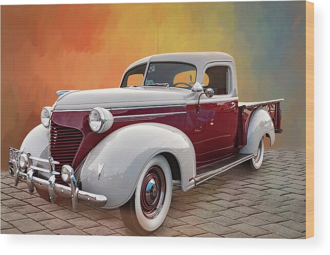 Hudson Wood Print featuring the photograph 38 Hudson Pick-up by Jim Hatch