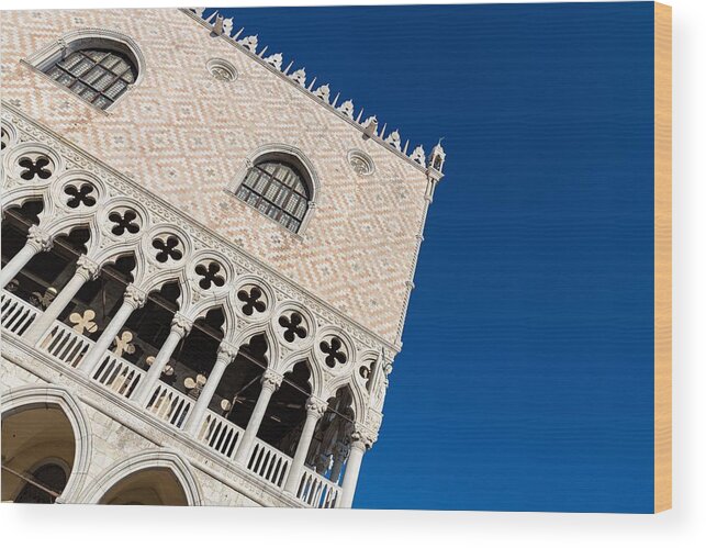Sea Wood Print featuring the photograph The St. Marks Square With Campanile #4 by Levente Bodo