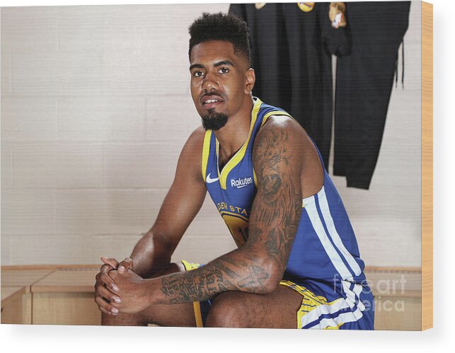 Jacob Evans Iii Wood Print featuring the photograph 2018 Nba Rookie Photo Shoot by Nathaniel S. Butler