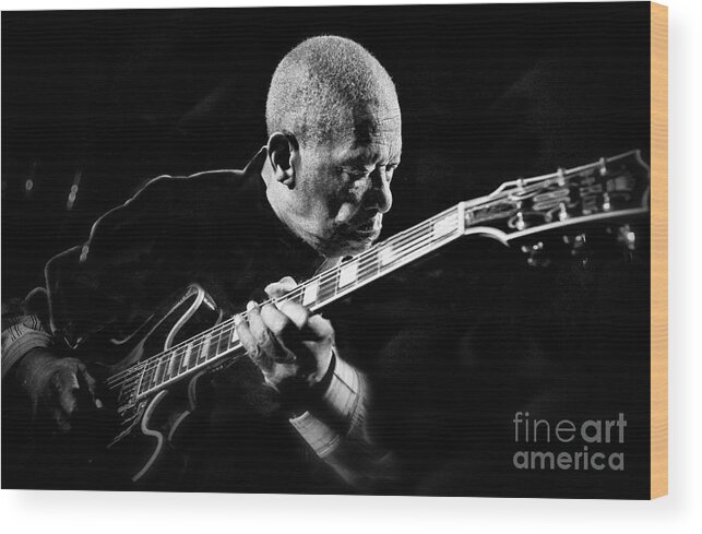 Music Wood Print featuring the photograph King Biscuit Blues Festival #8 by Ronald C. Modra