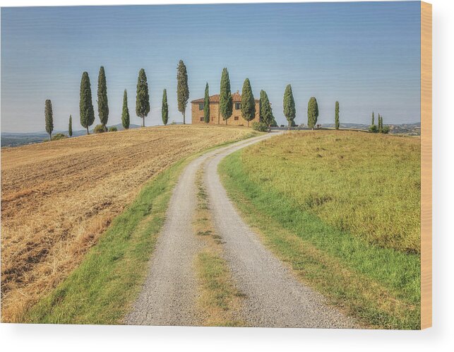 Pienza Wood Print featuring the photograph Pienza, Tuscany - Italy #8 by Joana Kruse