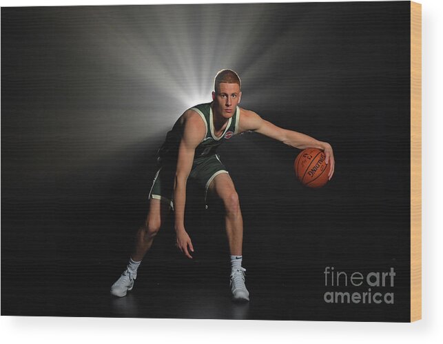 Donte Divincenzo Wood Print featuring the photograph 2018 Nba Rookie Photo Shoot by Jesse D. Garrabrant