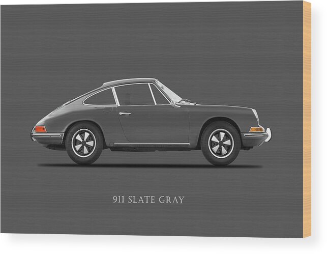 Porsche 901 Wood Print featuring the photograph 911 Grey Phone Case by Mark Rogan