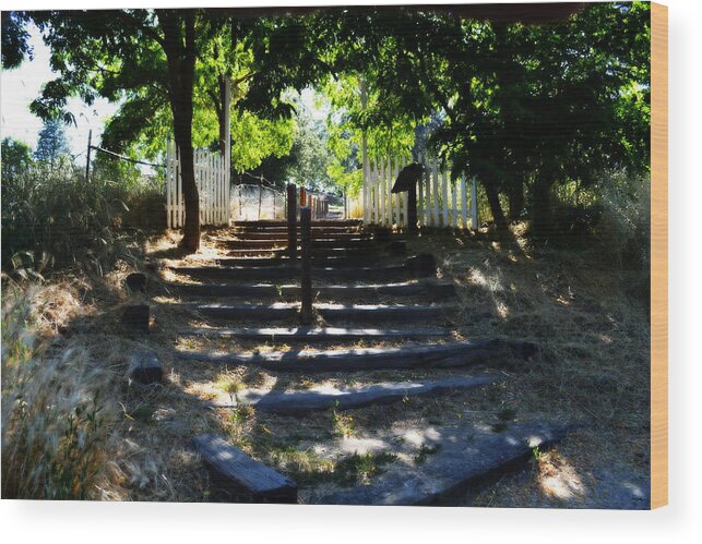 Airway Wood Print featuring the photograph A Lifes Stairway by Glenn McCarthy Art and Photography