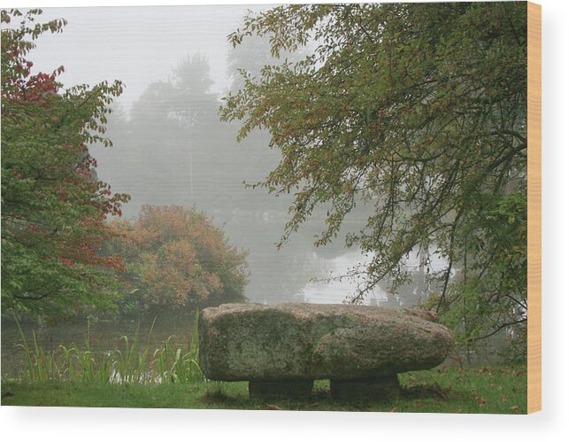 Maine Wood Print featuring the photograph A Place of Serenity by Kevin Schwalbe
