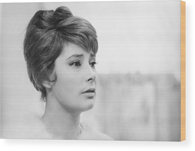 Actress Wood Print featuring the photograph Actress Tatiana Samoylova In 1966 by Keystone-france