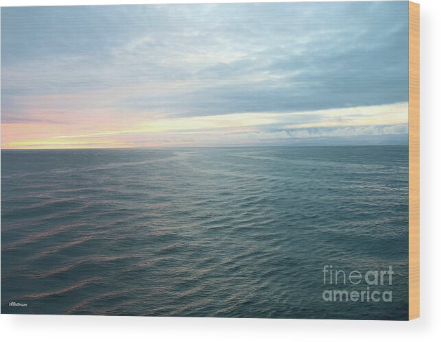 Sunset Wood Print featuring the photograph Alaskan Sunset by Veronica Batterson