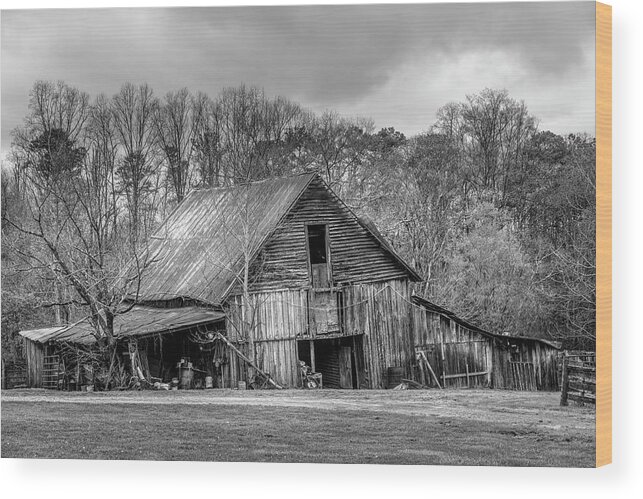 Appalachia Wood Print featuring the photograph Along the Country Backroads by Debra and Dave Vanderlaan