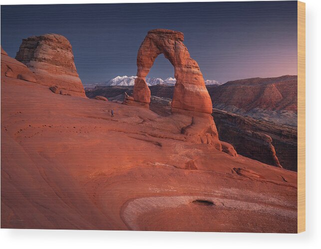 Usa
Arches
Canyonlands
Usa
Arizona Wood Print featuring the photograph Arches by Karol Nienartowicz