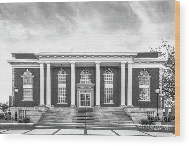 Asbury University Wood Print featuring the photograph Asbury University Morrison Hall by University Icons