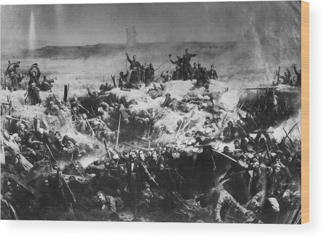 Rifle Wood Print featuring the photograph Battle Of Malakoff by Hulton Archive