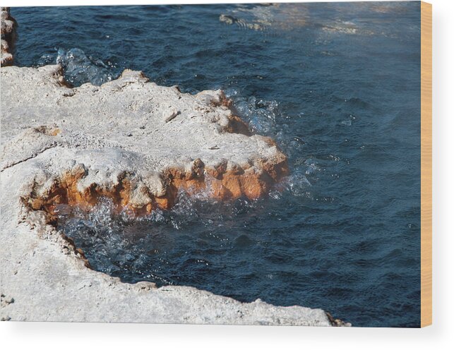 Yellowstone Wood Print featuring the photograph Boiling by Steve Stuller