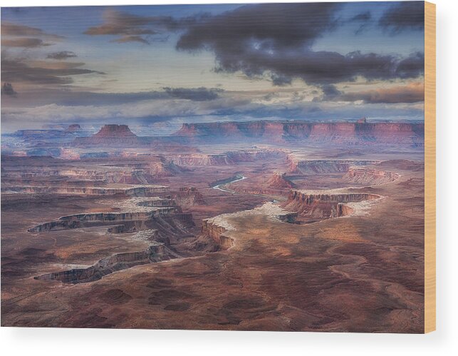 Canyonlands
Utah
Dawn
Sunrise
Colorado Wood Print featuring the photograph Bridges In The Sky by Matt Goldberg