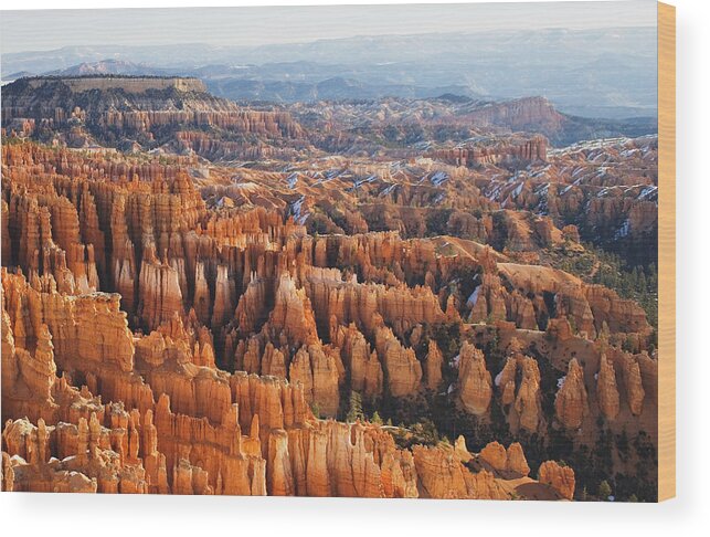 Tranquility Wood Print featuring the photograph Bryce Canyon, Bryce Canyon National by William Manning