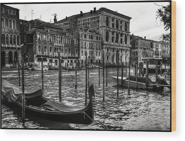  Wood Print featuring the photograph Canal by Al Harden