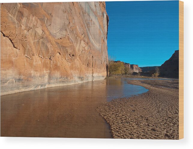 American West Wood Print featuring the photograph Canyon De Chelly, Arizona by Michael Lustbader