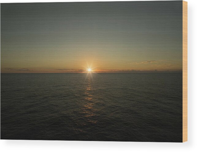 Caribbean Sunset Wood Print featuring the photograph Caribbean Sunset by Pheasant Run Gallery