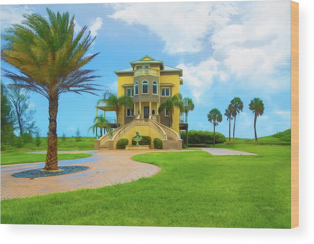 Architecture Wood Print featuring the photograph Coastal Living by John M Bailey