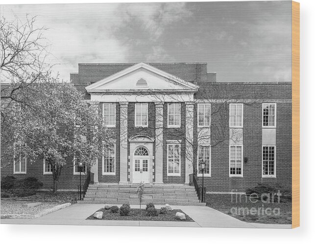 Coe College Wood Print featuring the photograph Coe College Marquis Hall by University Icons